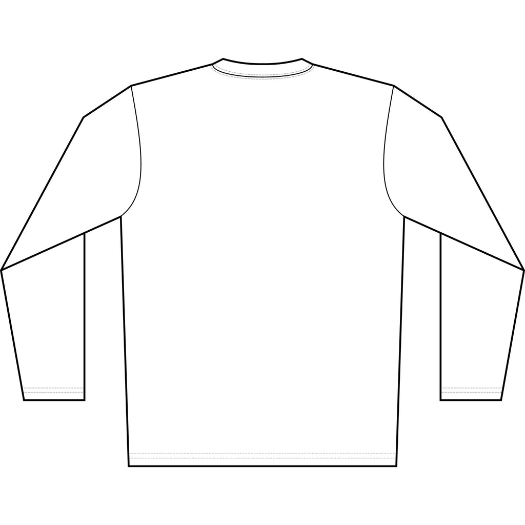 Kiwi Chest Long Sleeve Shirt — Minimal Fruit Graphic for Men
