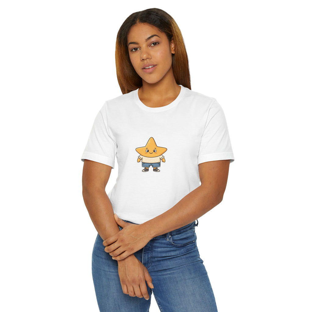 Star Buddy T‑Shirt — Cute Cartoon Star Graphic Tee for Kids & Adults