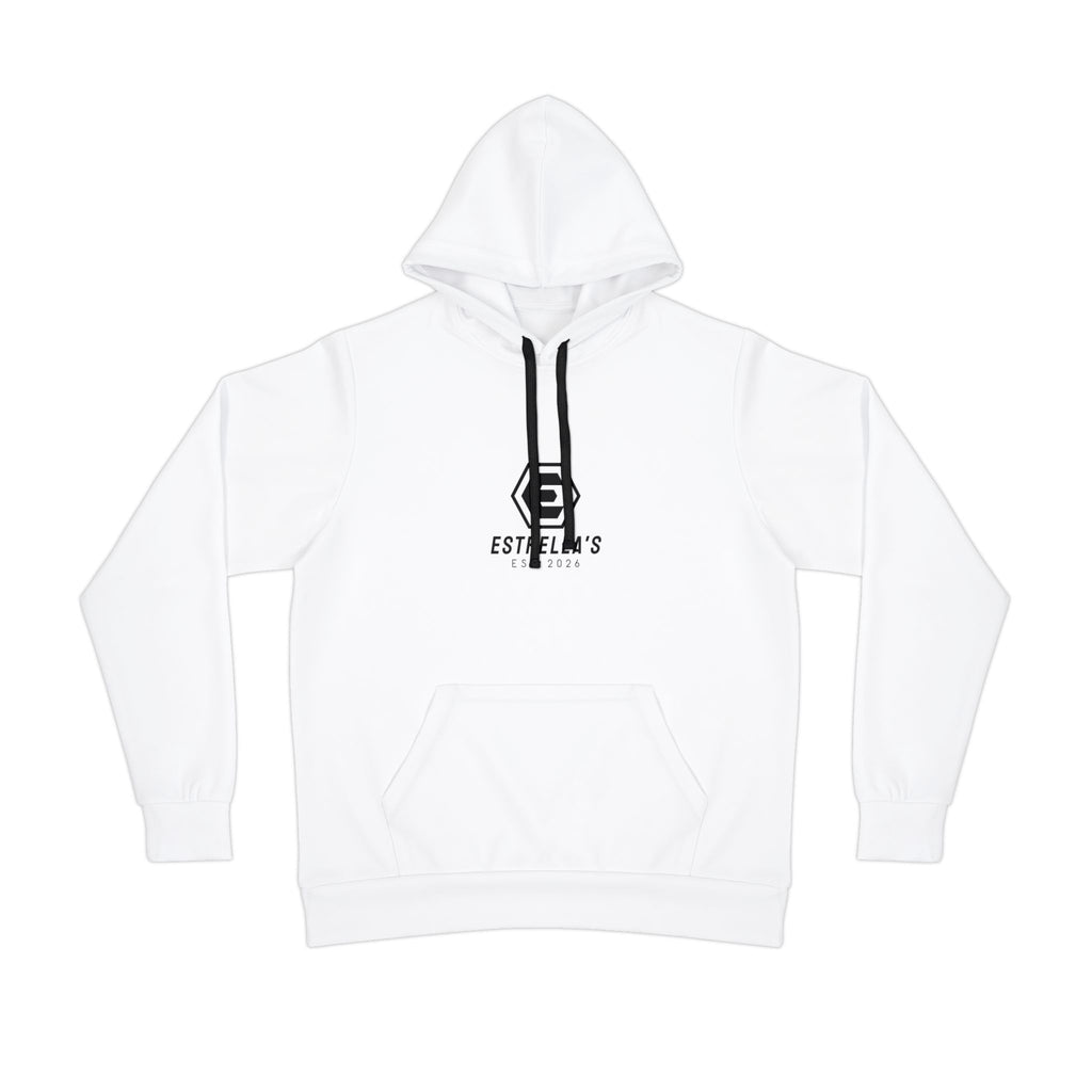 Estella's Athletics Logo Hoodie — Minimal Athletic White Pullover